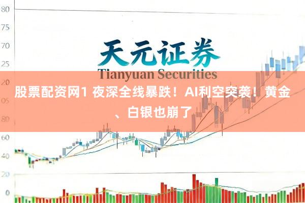 股票配资网1 夜深全线暴跌！AI利空突袭！黄金、白银也崩了